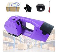 Electric Strapping Machine for Transportation, 4500mAh Battery Power Strapper, Portable Handheld Banding Machine Baler, 3000N Packaging Tensioner Machines for 13-16mm Wide Straps