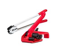 Electric Strapping Machine, Strapping Tensioner & Cutter Manual Strapping Tools 16-19 Plastic Steel Baler PET Plastic Steel Belt Manual Baler Manual Strapping Machine Small,for Box Pallet Portable