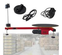 Electric Stretch Film Dispenser for Pallet Wrapping - Durable and Efficient Packaging Solution with Turntable Functionality