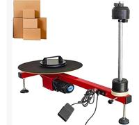 Electric Stretch Film Dispenser - Manual and Electric Packing Machine for Cling Film Wrap Roll Up to 27.5in - Efficient Pallet Wrapping Solution