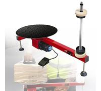 Electric Stretch Film Packaging Machine, Heavy Duty Dispenser for Industrial Pallet Wrapping, 30RPM Speed for Small Business Packaging