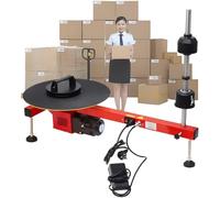 Electric Stretch Film Packing Machine - Stretch Film Dispenser and Wrapping Bench for Pallet Box Shrink with 27.5" Film