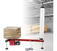 Electric Stretch Film Wrapping Machine for Parcel and Box Bundling in Warehouse