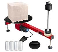 Electric Stretch Film Wrapping Machine with Foot Switch for Efficient Pallet and Carton Wrapping
