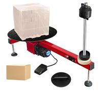 Electric Stretch Film Wrapping Machine with Foot Switch for Efficient Pallet and Carton Wrapping