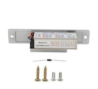 Electric Strike Lock, Cathode Lock for Access Control System, Heavy Duty 250Kg Thrust Zinc Alloy Door Lock with DC 12V, Concealed Installation for Left or Right Swing (NC)