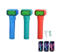 Electric String Rope Launcher, Lasso String Shooter for Kids,Rope Launcher Propeller, Rechargeable Glow in The Dark Lasso Rope String, Cool Loop Fidget Toy for Kids and Adults Outdoor Leisure (3PC)