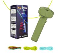 Electric String Rope Launcher Toy - Fidget String Launcher Toys for Kids, Cool Lasso Loop Stuff for Boys, Cool String Launcher Toy, Glow In the Dark Rope Toy for Adults Boys Girls, Green