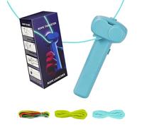 Electric String Rope Launcher Toy - Fidget String Launcher Toys for Kids, Cool Lasso Loop Stuff for Boys, Cool String Launcher Toy, Glow In the Dark Rope Toy for Adults Boys Girls, Blue