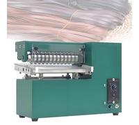 Electric Strip Cutting Machine, 120W with 3 Power Options, Adjustable Slitting Width 0.2-20cm, Includes Blades, Shims, Safety Shield for Leather, Non-woven, Craft Paper