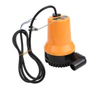Electric Submersible Circulation Pump 4500L/H for Marine Irrigation and Fountain, 10 ft Max Lift, Waterproof ABS Design, Compatible with 12V/24V Systems(24V)