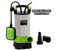 Electric Submersible Dirty or Clean Water Pump 1100W ProKleen Silver One Size