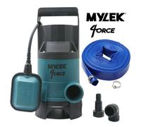 Electric Submersible Dirty or Clean Water Pump 750W with 15M Hose MYLEK Blue One Size