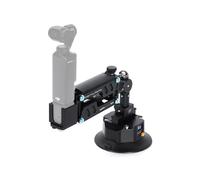 Electric Suction Cup Mount for Osmo Pocket 3 - Exterior Car Camera Mount, 4.5" Vacuum Camera Mount, NATO Rail, Anti-Shake Arm for Action Cameras, Dash Filming, Car Video Rig