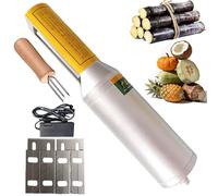 Electric Sugar Cane and Coconut Peeler, Automatic Peeling Machine with Accessories for Fruits and Vegetables
