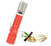 Electric Sugar Cane Peeler, Automatic Scraping Machine with 2 Switch Modes & Safety Cover, Ideal for Sugarcane, Pineapple, Bamboo Shoots, Pumpkin, Taro