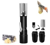 Electric Sugar Cane Peeler - Wireless Automatic Scraping Machine with Protective Cover, Waterproof and Durable for Effortless Peeling of Fruits and Vegetables
