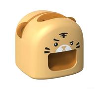 Electric Sunflower Sheller Automatic 4-Hole Nut Peeler Machine ABS Plastic Safe Kitchen Tool for Home Party White Yellow Pink(Tigers)