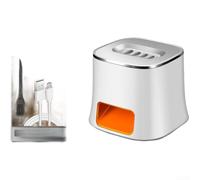 Electric Sunflower Sheller Automatic Nut Peeler USB-C Rechargeable for Melon Portable Kitchen Gadget 8.2x7.1cm(white)