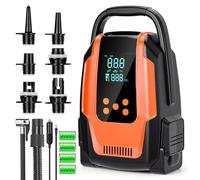 Electric SUP Pump, 20PSI High Pressure Paddle Board Pump with 6 Nozzles, Dual Stage Inflation & Deflation, 3 Smart Modes & Auto-Off, for Paddleboard, Kayaks, Inflatable Tents, Mattress, Kite, Boat