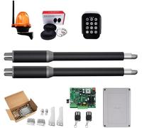 Electric Swing Gate Opener Kit - Heavy Duty Dual Automatic Motor Actuator for Secure Access Control