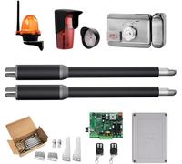 Electric Swing Gate Opener Kit - Heavy Duty Dual Automatic Motor Actuator for Secure Access Control