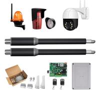 Electric Swing Gate Opener Kit - Heavy Duty Dual Automatic Motor Actuator for Secure Access Control