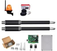 Electric Swing Gate Opener Kit - Heavy Duty Dual Automatic Motor Actuator for Secure Access Control
