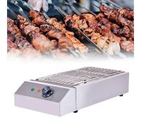 Electric Table Top Griddle, Electric Smokeless Portable BBQ Barbecue Grill Indoor Cooking Grill with Water Filled Drip Tray & Temperature Control, Kebab Grill, Safe Griddle for Indoor,JPX D280