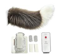 Electric Tail Wagging - Rechargeable Remote Control, Realistic Cute Decor, Moving Car Tail, Vehicle Exterior Decoration Accessory | Tails Decoration for Travel Trucks Motorcycle SUV Home