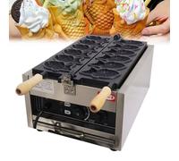 Electric Taiyaki Maker, Non-Stick Fish Waffle Iron with Double Row Design, 6 Boards, Easy Clean Baking Dish