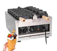 Electric Taiyaki Waffle Maker, Nonstick Coating for Easy Cleaning, Perfect for Making Jam or Ice Cream Filled Waffles at Home or Commercial Use