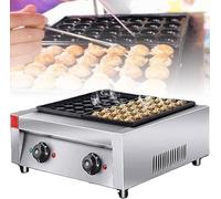 Electric Takoyaki Maker 4000W, 56-Hole Commercial Machine for DIY Octopus Balls, Fish Balls, and Snacks Grill for Street Vendors