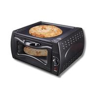 Electric Tandoor Mini Oven & Pizza Maker - Lahmacun, Naan, Roti, Manakish, Tandoori Grill Black