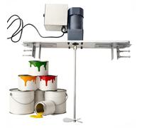Electric Tank Agitator, Ibc Bracket Paint Stirring Machine, For Barrels 42-52cm Diameter, With 40cm Connecting Rod, Adjustable Speed & Stainless Steel Construction, For Ink, Adhesive, Coating