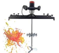 Electric Tank Mixer Machine, 3280W Commercial Agitator for Paint Mixing, Supports Hanger & Folding Propeller, Ink Dissolver Equipment