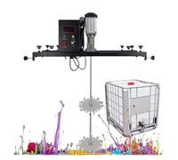 Electric Tank Mixer Machine, Air Agitator Paint Mixer Tool, Coating, Glue, Cement, Ink Dissolver, 720~1200Mm Adjustable(A)