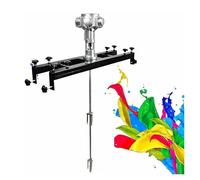 Electric Tank Mixer Machine, Pneumatic Paint Mixer, 1000L IBC Air Agitator, Paint Automatic Stirring Machine, for 1000l IBC Tank, for Coat, Ink(Small5cylinders)