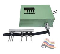 Electric Tape Coiling Machine with Foot Switch, Adjustable Speed & Forward/Reverse Function for Webbing, Ribbon Taping, and Straps - Small Winding Equipment