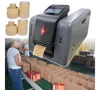 Electric Tape Cutter, Automatic Water Activated Kraft Paper Dispenser, Output Speed 40m/Min, 3 Working Modes, Ideal for Carton Packing