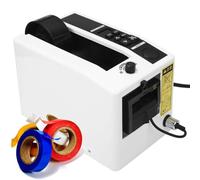 Electric Tape Dispenser, Automatic Adhesive Cutter with Length Recovery, Suitable for Office Logistics, 8-50mm Width, Up to 999mm Length