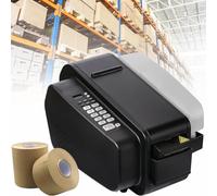 Electric Tape Dispenser, Automatic One-Touch Moistening & Dispensing Machine for Gummed Tapes up to 75mm Width, Water-Activated Tape Cutter