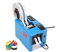 Electric Tape Dispenser with Digital Display, Adjustable Length/Width, Manual/Auto Cutting Modes for Office and Warehouse Use