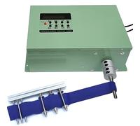 Electric Tape Rolling Coiling Machine, Ribbon Winding Machine with Foot Switch, 1-999RPM Adjustable, Automatic Reset, Forward/Reverse, for Ribbons, Webbing & Straps