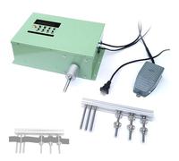 Electric Tape Rolling Machine, Adjustable 1-999RPM, Automatic Reset Button, Foot Switch, Forward and Reverse for Webbing and Straps