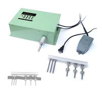 Electric Tape Winding Machine, Adjustable 1-999RPM, Small Coiling Device with Automatic Reset Button, Ideal for Ribbons and Crafts