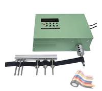 Electric Tape Winding Machine with Foot Switch, Adjustable Speed Coiling Device for Ribbon Taping