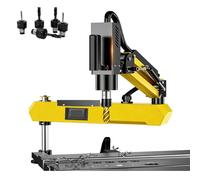 Electric Tapping Machine 1200W with 360° Rotatable Arm, M3-M16 Servo Motor, 3 Intelligent Modes for Machinery Manufacturing, Metal Fabrication, 220V