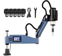 Electric Tapping Machine, 360° Omnidirectional Tapping Arm, 600W High-Torque Motor, Includes Collets for Machinery Manufacturing M3-10