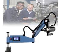 Electric Tapping Machine, 360° Universal Tapping Arm, 8 Collets, 0-312 RPM, Flex Arm Tapper for Machinery Manufacturing & Mould Industries